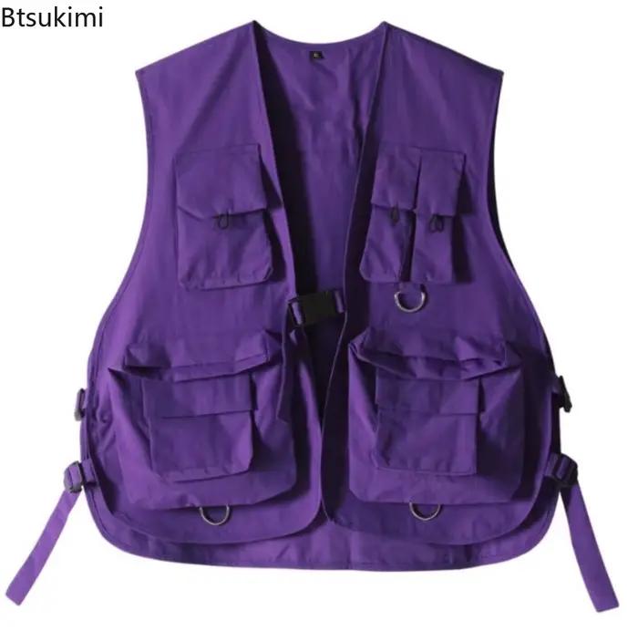 Gilets Cargo Multi-Poches Décontractés Hommes Femmes Polyvalents Avec Poches Pratiques Pour Toutes Les Saisons Occasions Spéciales