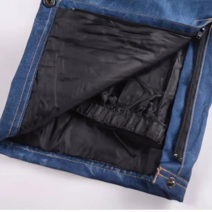 Pantalon de ski en denim imperméable pour homme