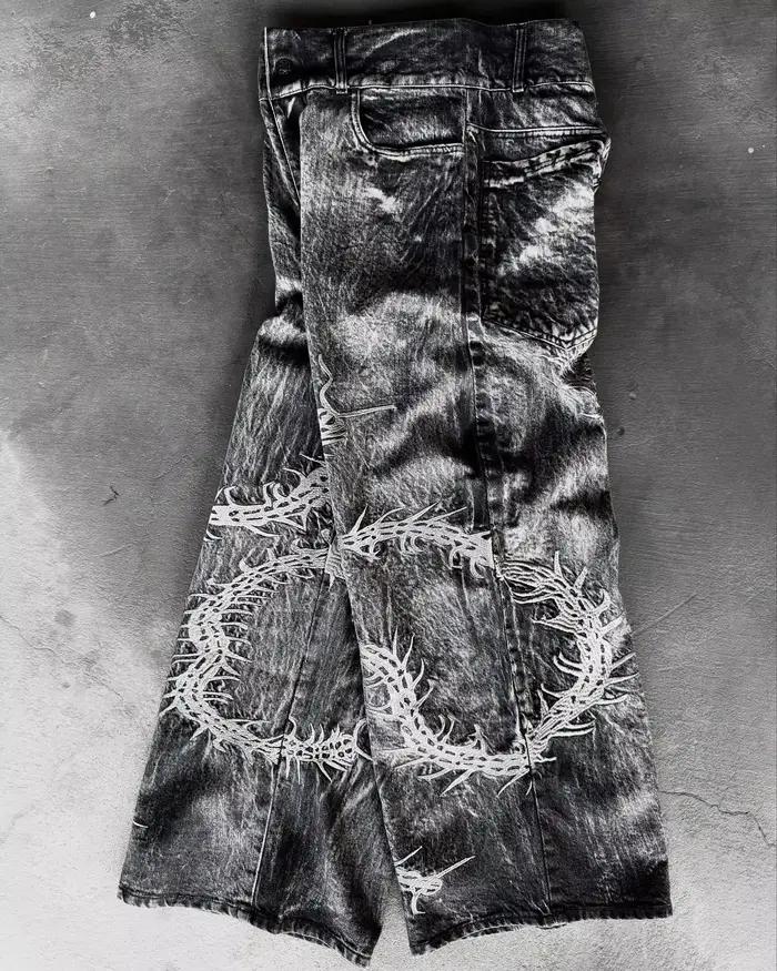 Jean Baggy délavé pour femmes