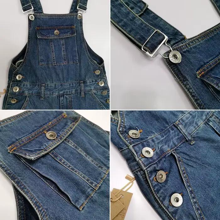 Salopette en Jean Bleu pour Homme
