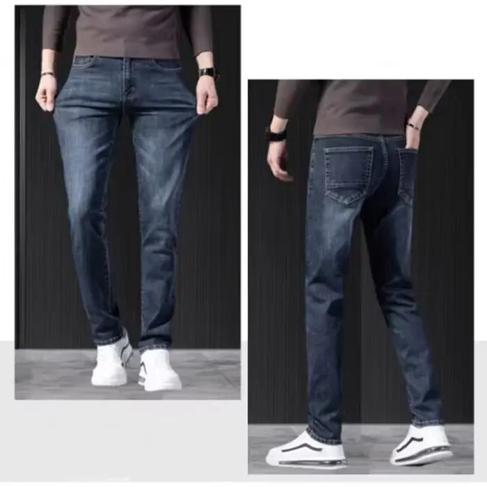 Jean droit extensible pour homme