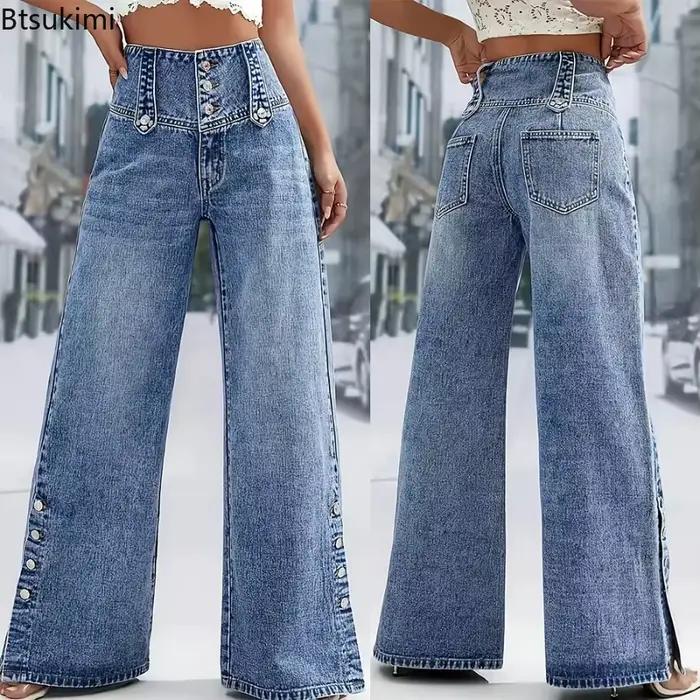 Pantalon en jean décontracté 2026 pour femme