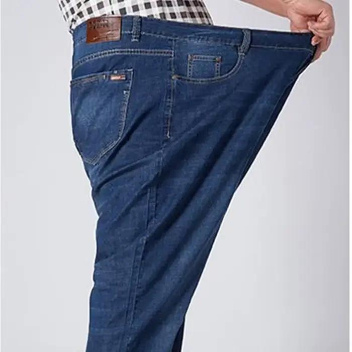 Jean élastique bleu pour homme