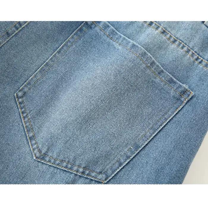 MUJER 2025 jean femme bleu Baggy