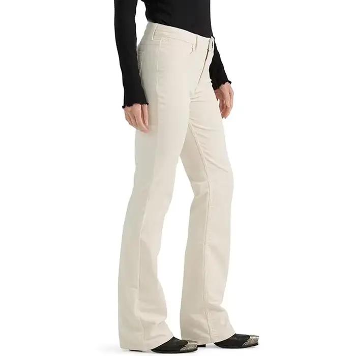 Jeans à jambe droite femme décontractés en denim extensible pour toutes les saisons occasions spéciales style classique chic modernes