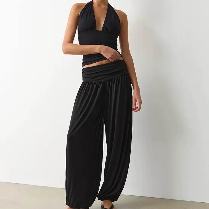 Pantalon ballon vintage pour femme