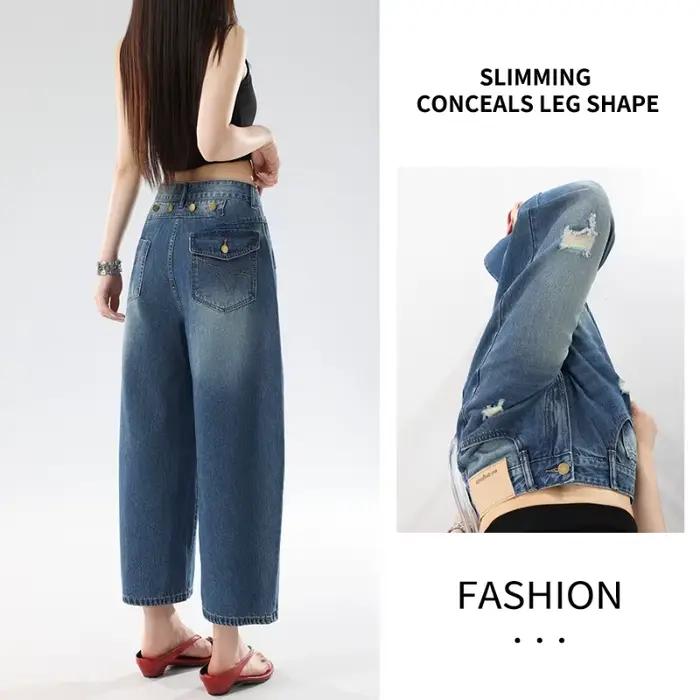 Jeans pour femmes, coupe droite