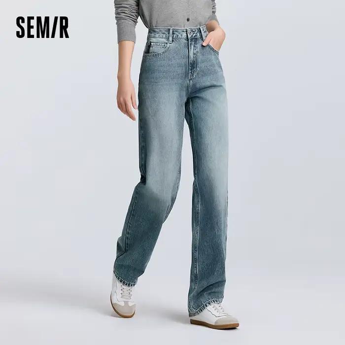 Jean Long et Simple pour Femme