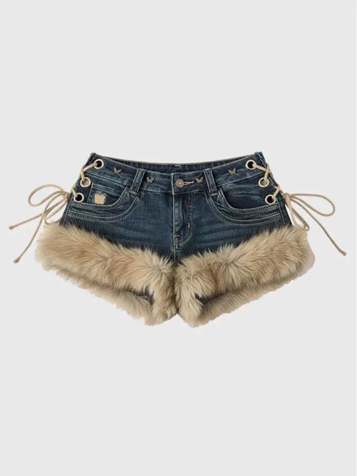 Jean court Vintage américain pour femmes