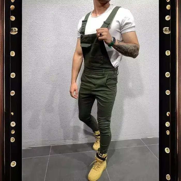 Salopette en denim pour hommes