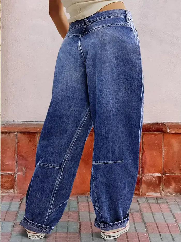 Jean pour femme style américain rétro