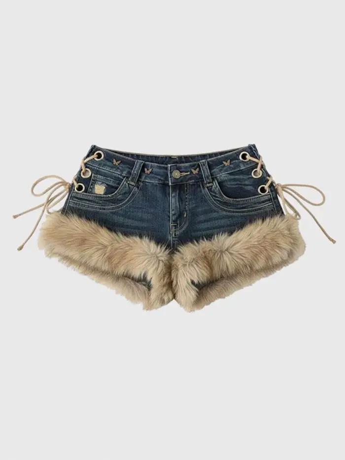 Jean court Vintage américain pour femmes