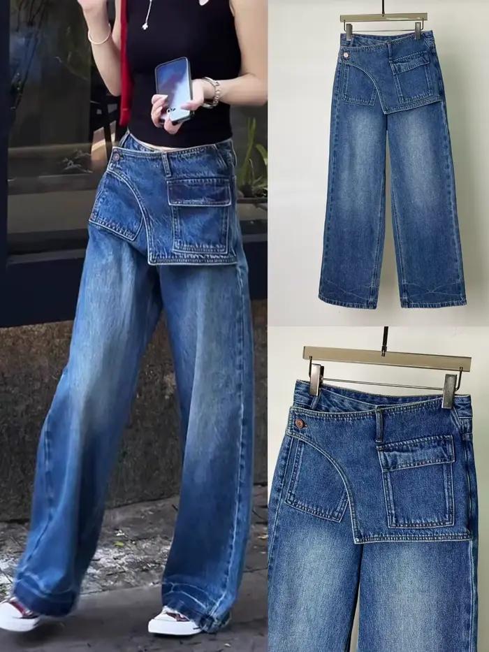 Jean pour femme grande taille style américain