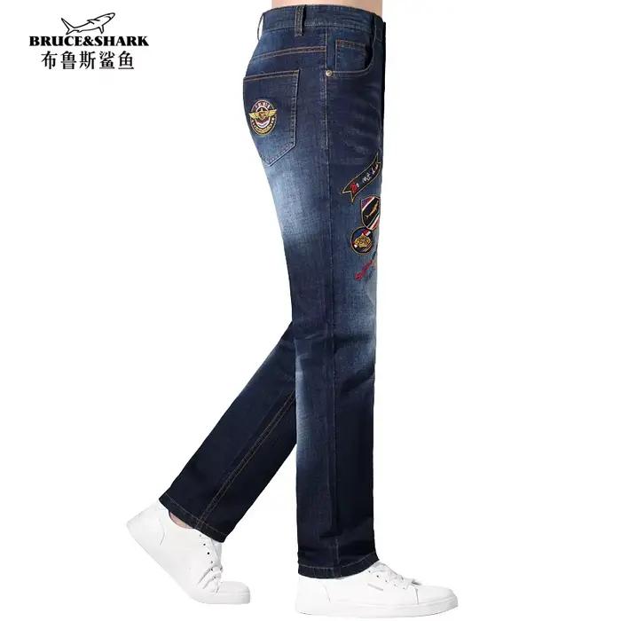 Jean brodé pour hommes