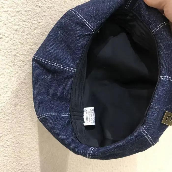 Béret en jean tendance pour femme