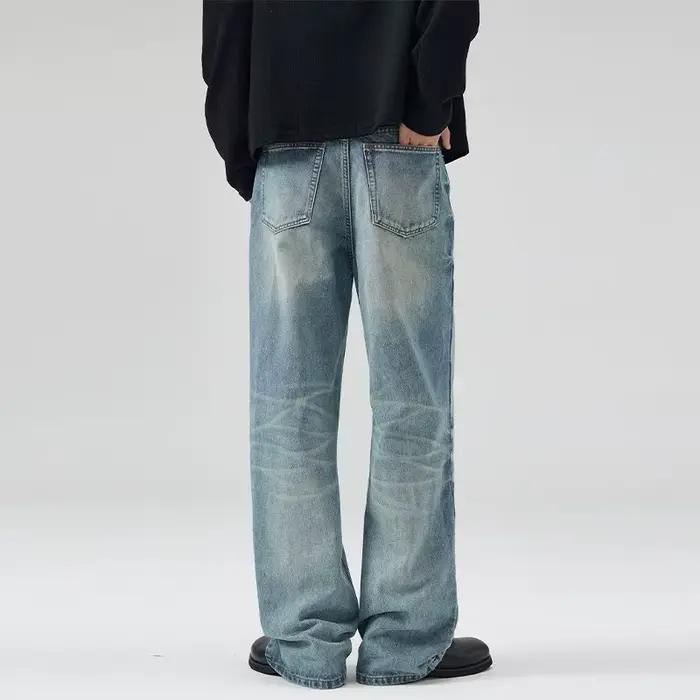 KSTUN 2025 Nouveau Jean Évasé Américain Vintage pour Homme