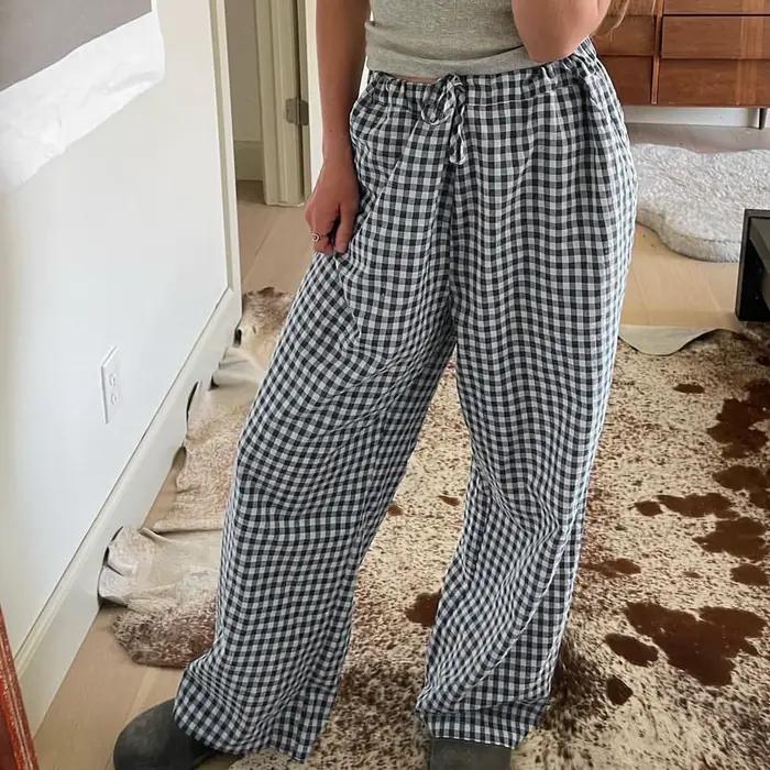 Gaono-Pantalon à Jambes Larges pour Femme