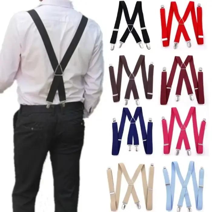Attaches de pantalon à 4 clips pour homme et femme accessoire élégant et confortable pour pantalons en jean occassions spéciales ajustement personnalisable
