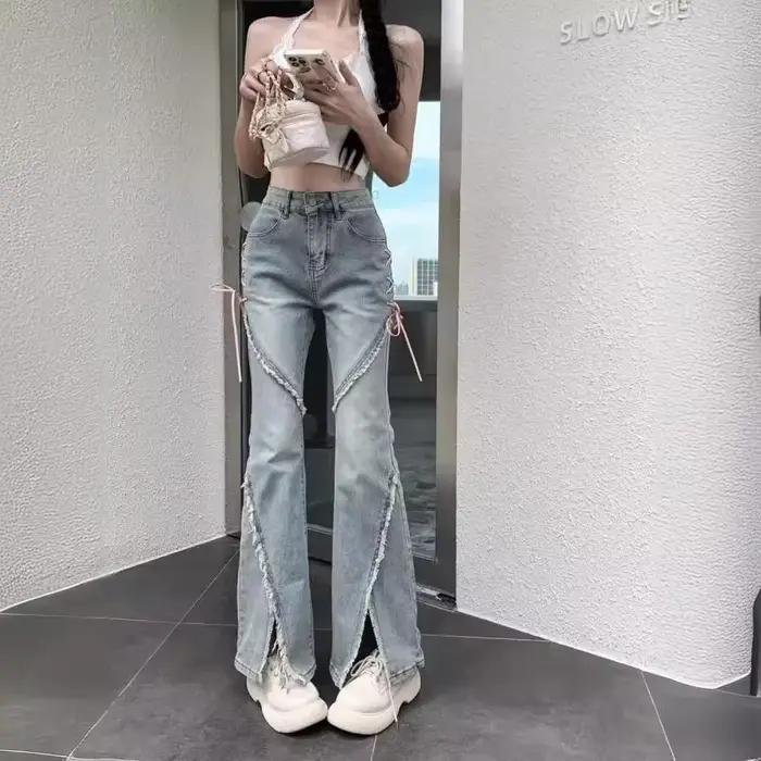 Jean en denim pour femme