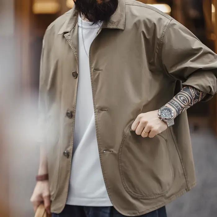 Maden – veste de travail Vintage française pour hommes