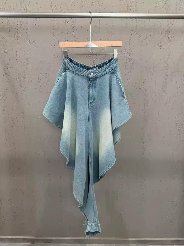Ensemble deux pièces en jean pour femmes