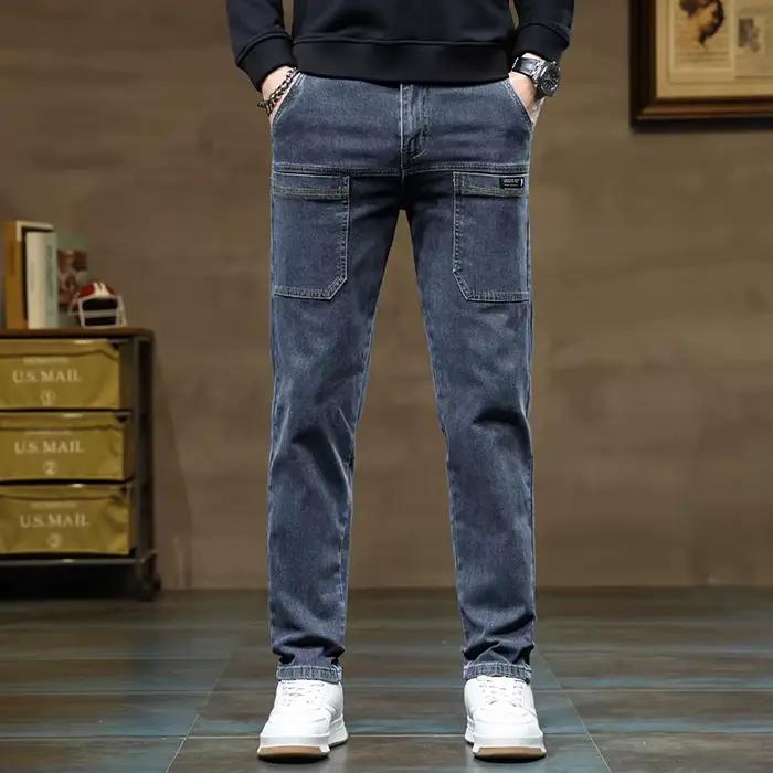 Jean polyvalent au design à six poches pour homme
