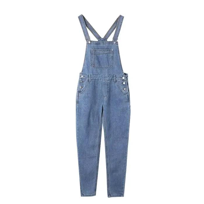 Combinaison en jean à poches pour hommes