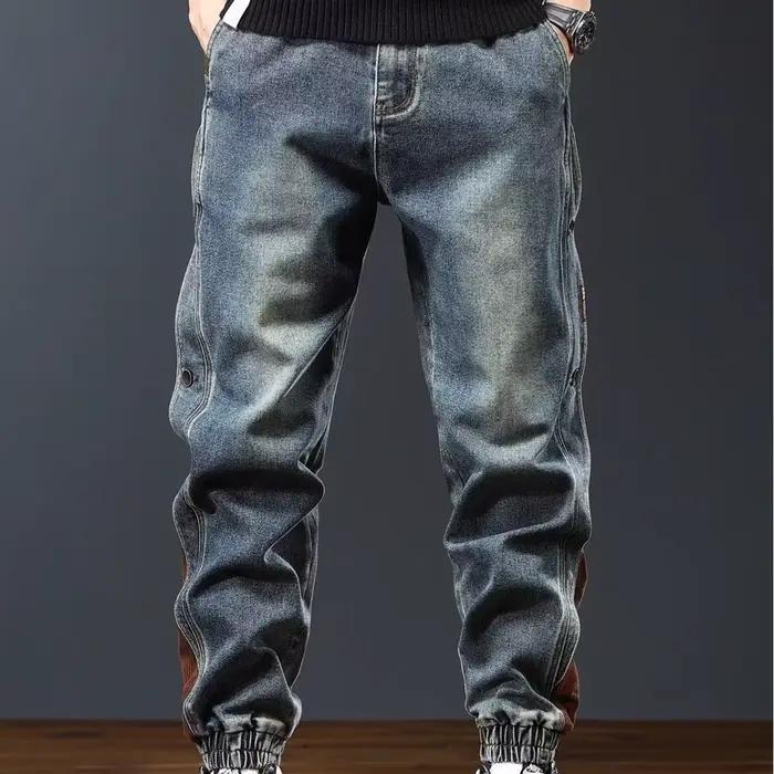 Jeans de travail haut de gamme pour hommes en automne et en hiver