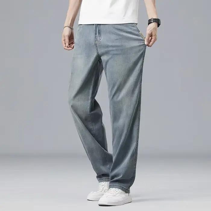 Lyocell-Jeans Ultra-Mince artificiel astique pour Homme