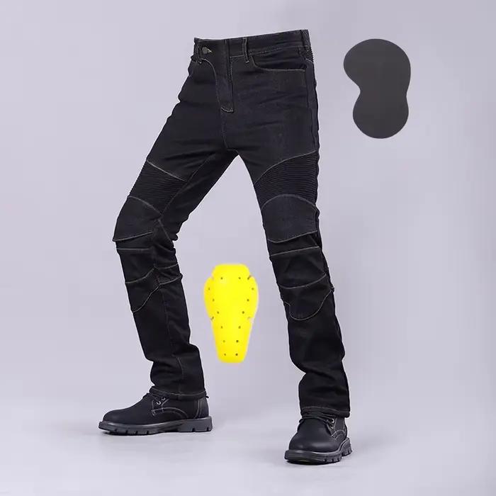 Jeans de motard d'hiver pour hommes