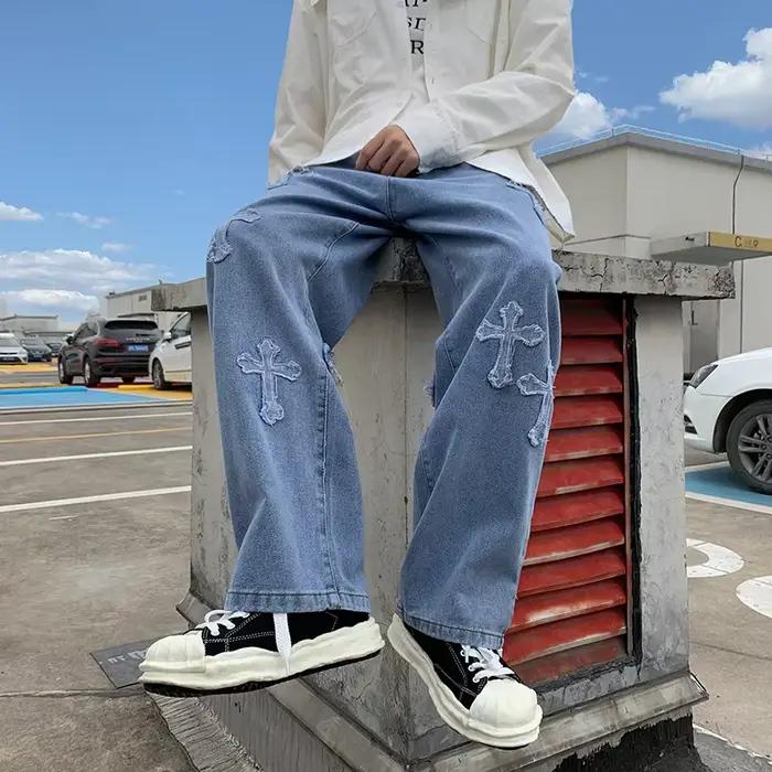 Jeans tendance de style américain pour enfants plus âgés