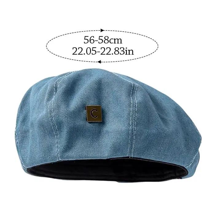 Béret en jean tendance pour femme