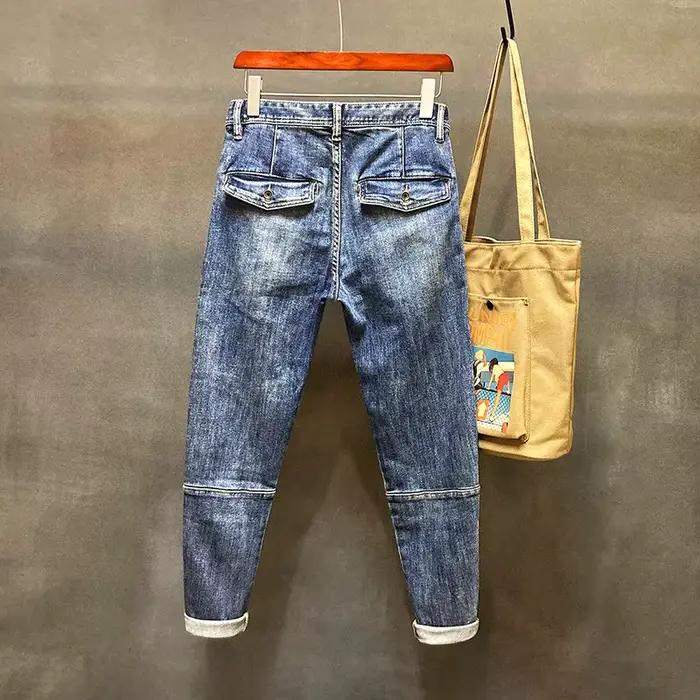 Jeans déFlexvintage déchirés pour hommes