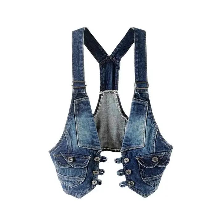 Gilet Vintage en jean pour femmes