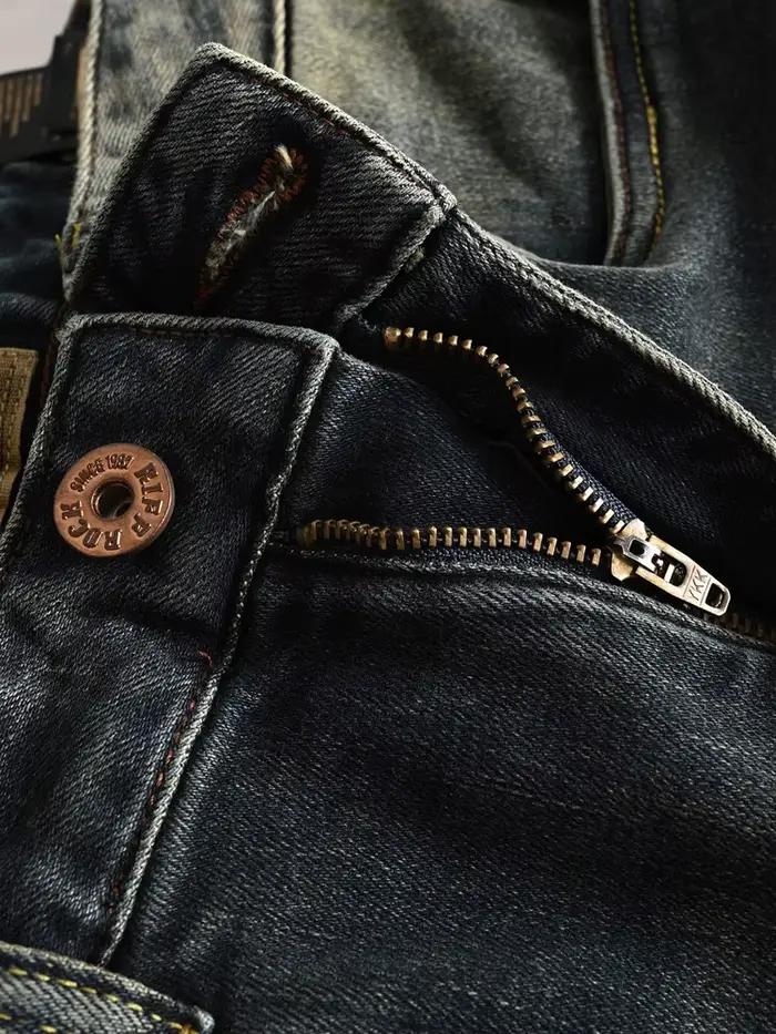 Jean délavé Vintage lourd japonais