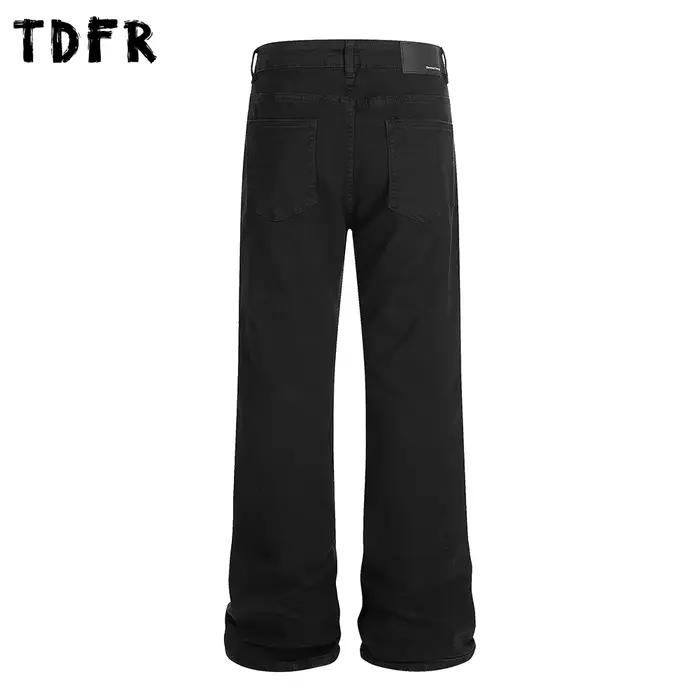 Jean en détresse de couleur unie pour homme