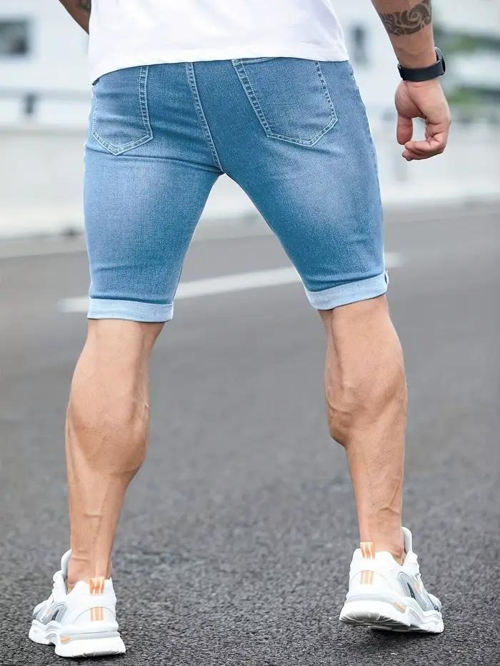 Pantalon en denim de rue américain populaire pour hommes
