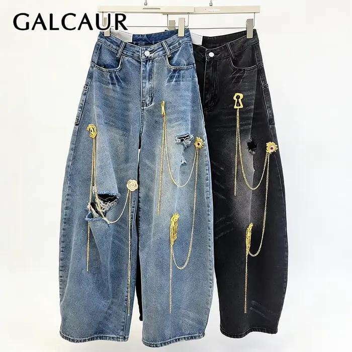 GALCAUR Jean décontracté pour femme