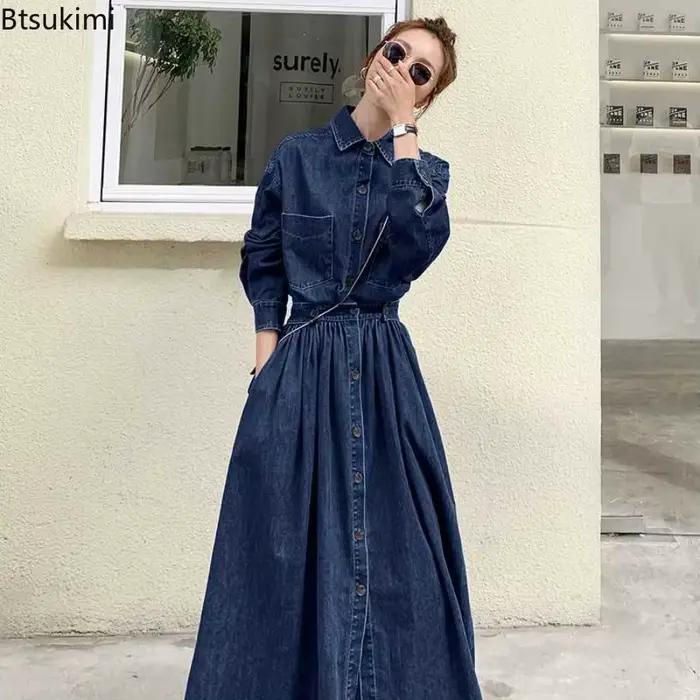 Robe en jean, nouvelle collection printemps