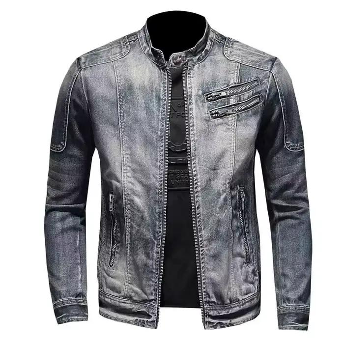 Veste en jean de moto pour homme