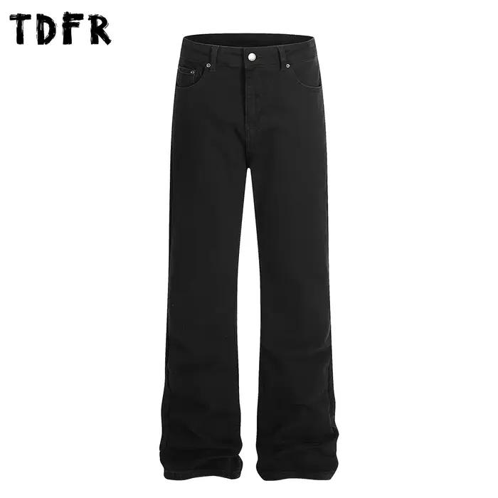 Jean en détresse de couleur unie pour homme