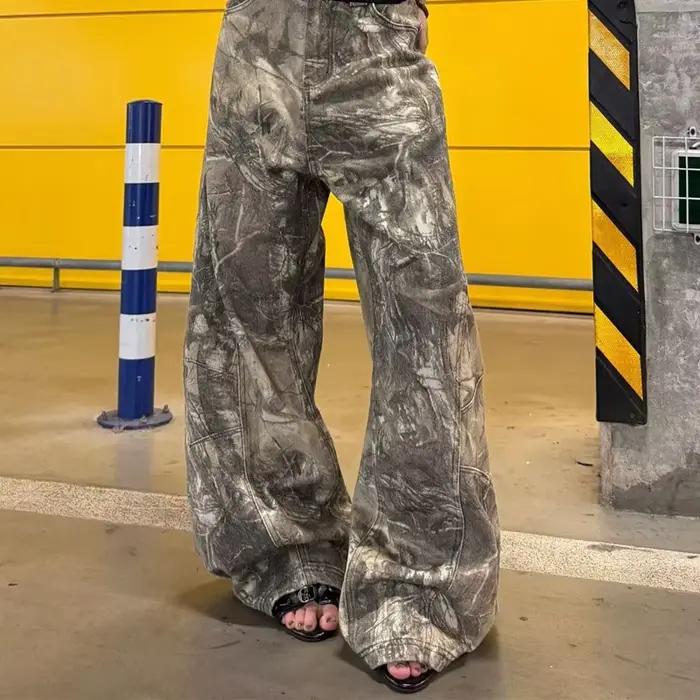 Jean baggy gothique pour femmes