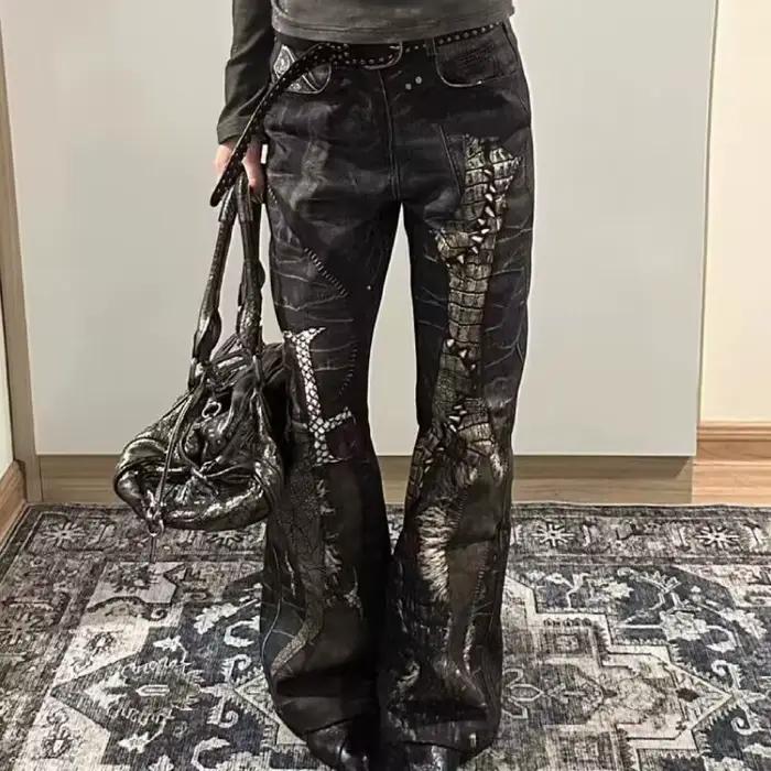 Y2k – jean Bootcut Vintage américain