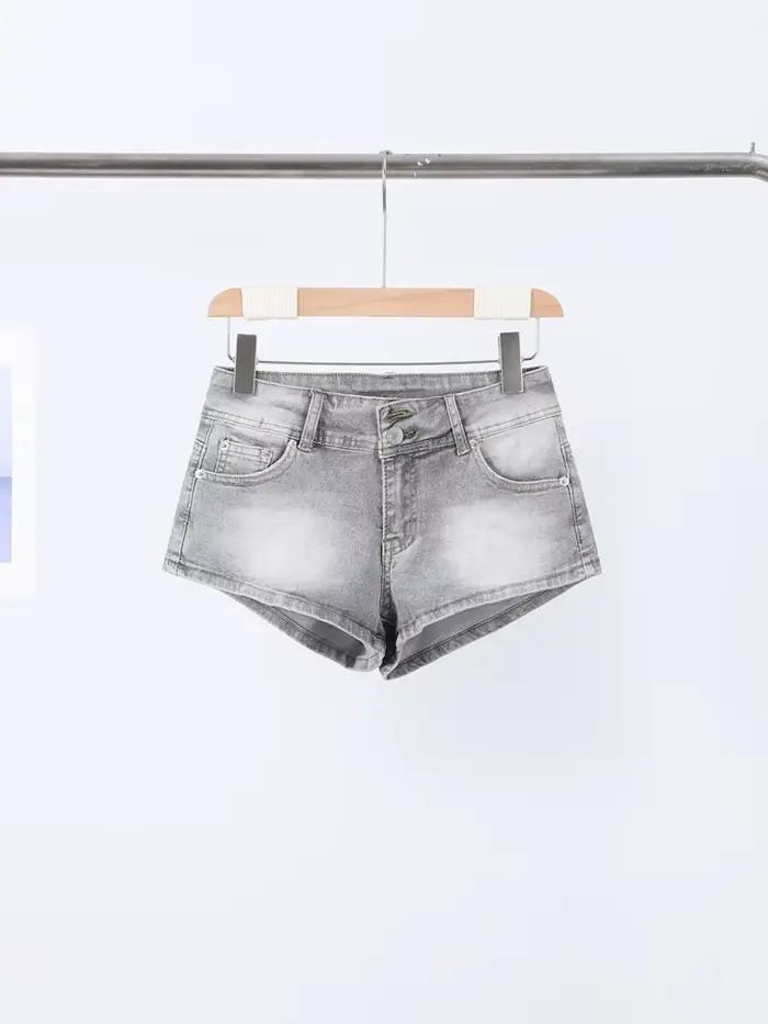 Jean court Chic taille haute pour femmes