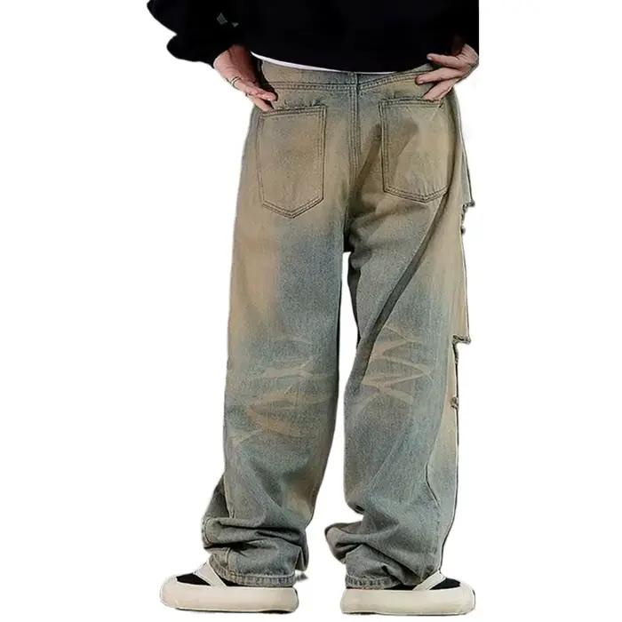 Jean déchiré tendance pour homme
