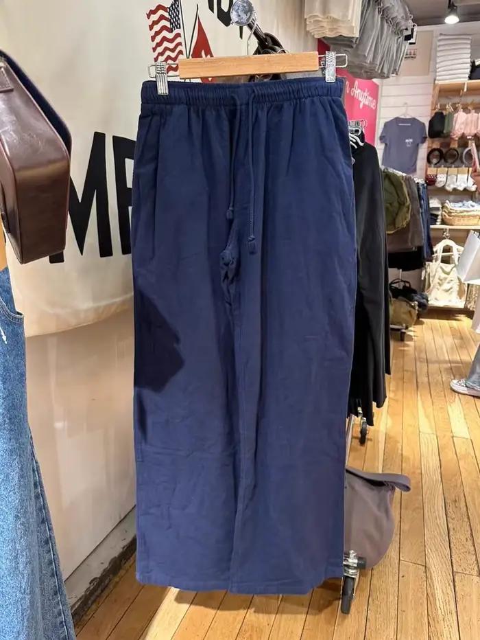 Pantalon de proximité bleu marine pour femme
