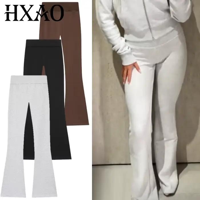 HXAO pantalon évasé polaire