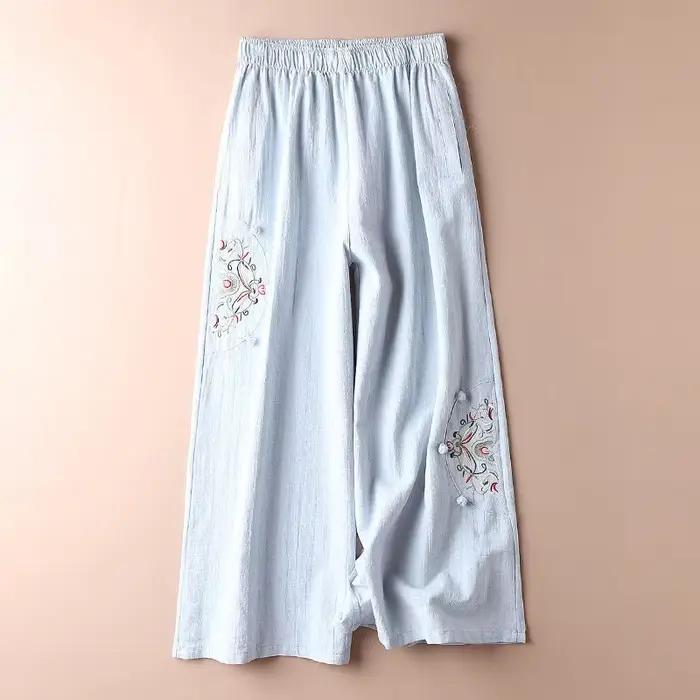Pantalon ample à jambes larges pour femmes
