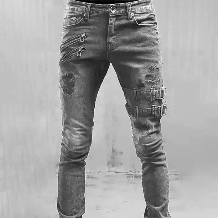 Jean droit grande taille pour homme