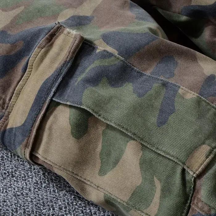 Sokotoo-Jeans motard College Solomon pour homme